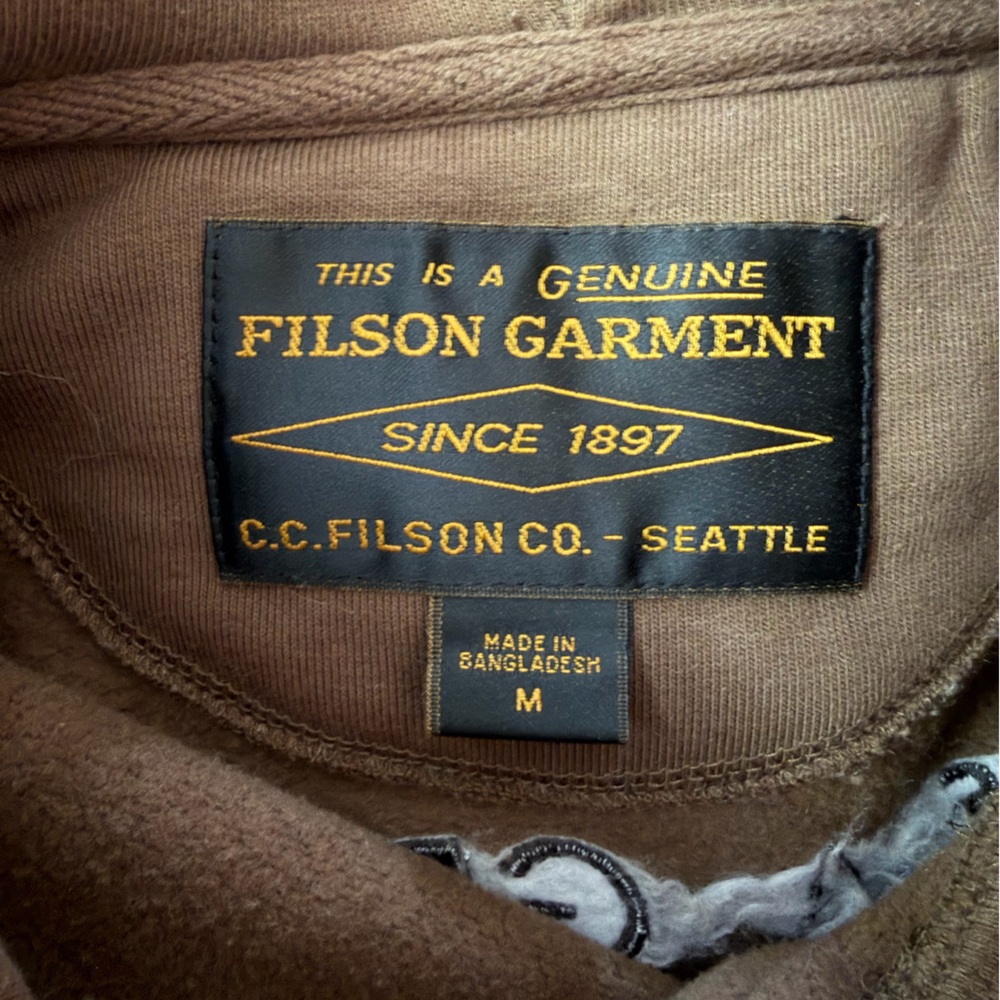 Filson Brown Graphic Hoodie - Picture 4 of 4